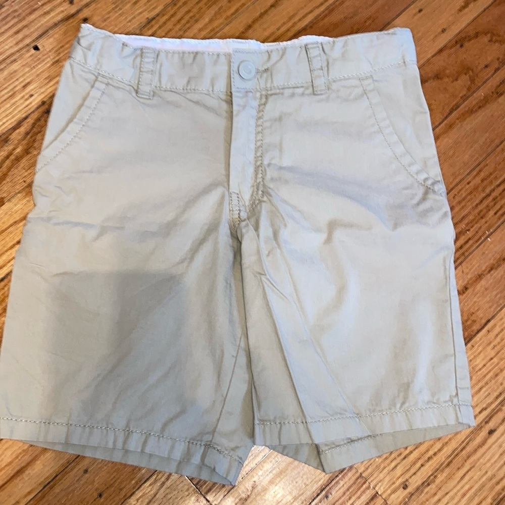 Cat & Jack size 8 khaki shorts with adjustable waist